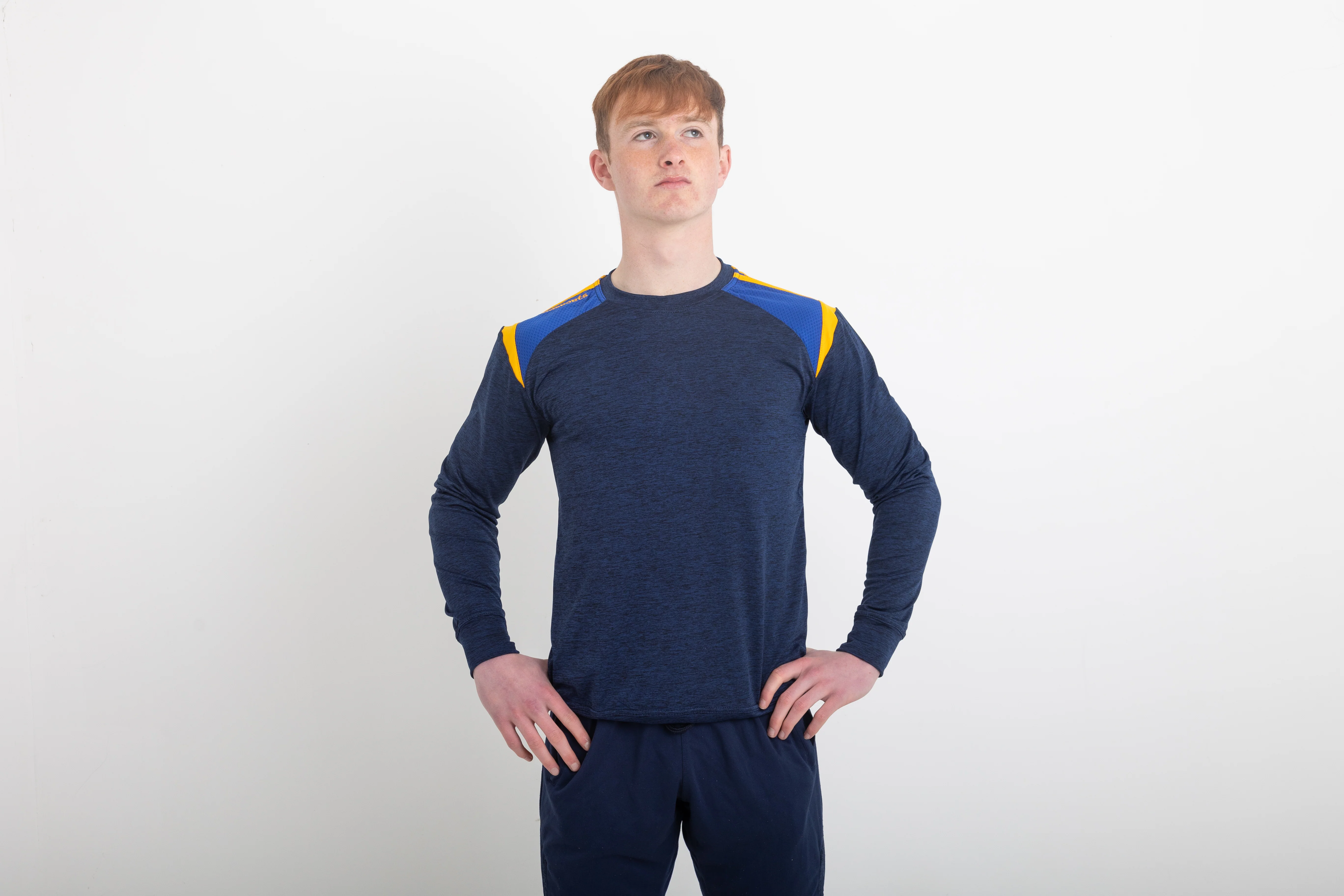 Strike Crew Neck - Navy / Blue / Amber - Image 5