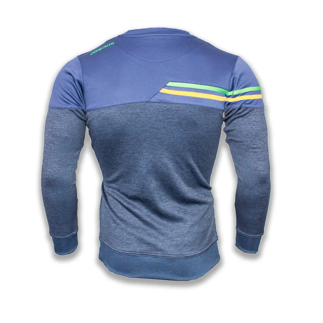 Fortis Crew Neck - Navy / Green / Amber - Image 4