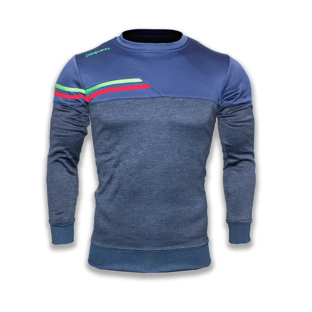 Fortis Crew Neck - Navy / Green / Red - Image 3