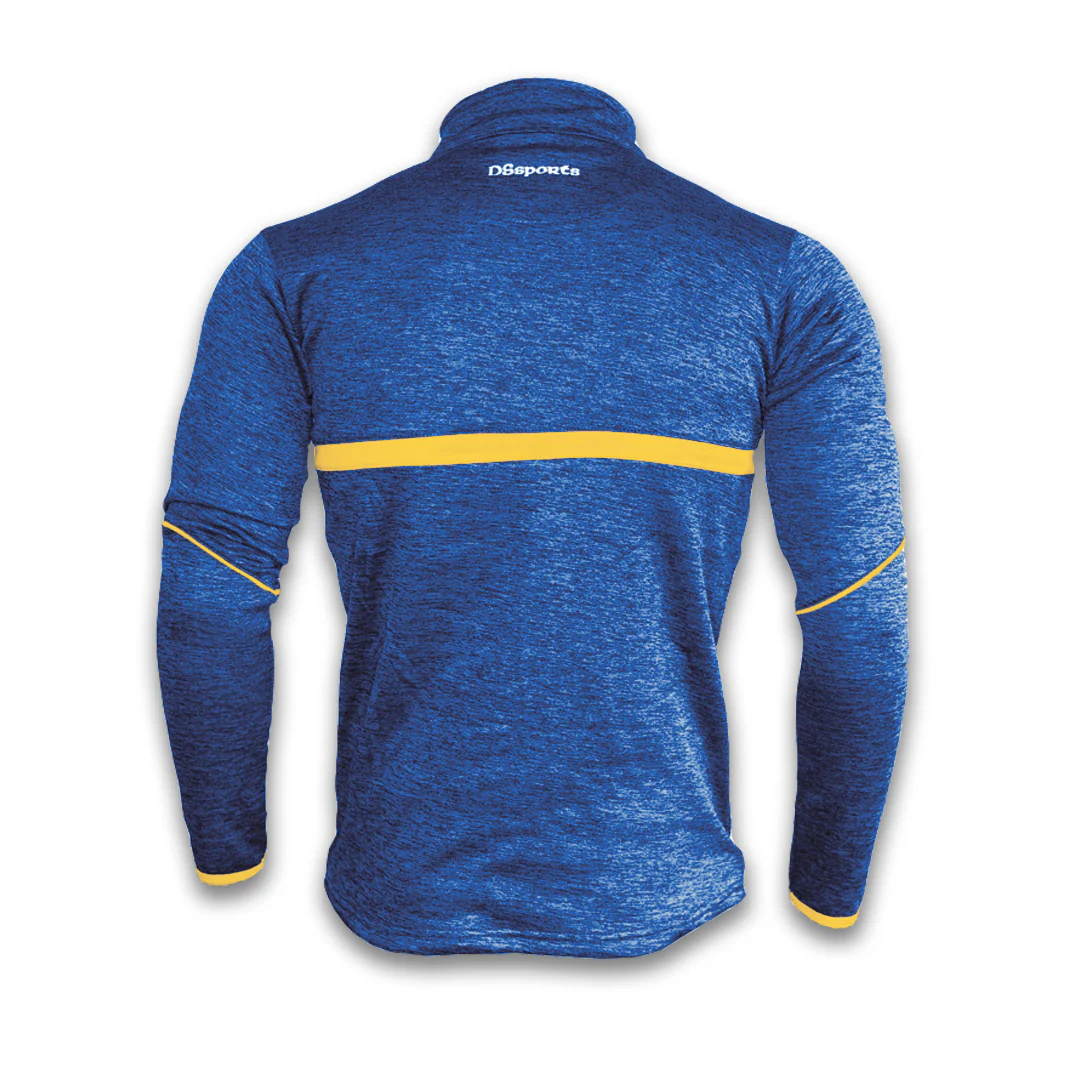 Vetus Half Zip - Blue Melange / Amber - Image 3