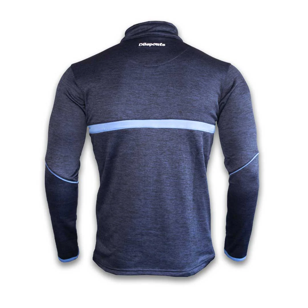 Vetus Half Zip - Navy Melange / Sky - Image 3