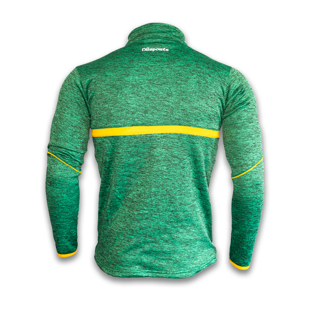Vetus Half Zip - Green Melange / Amber - Image 3