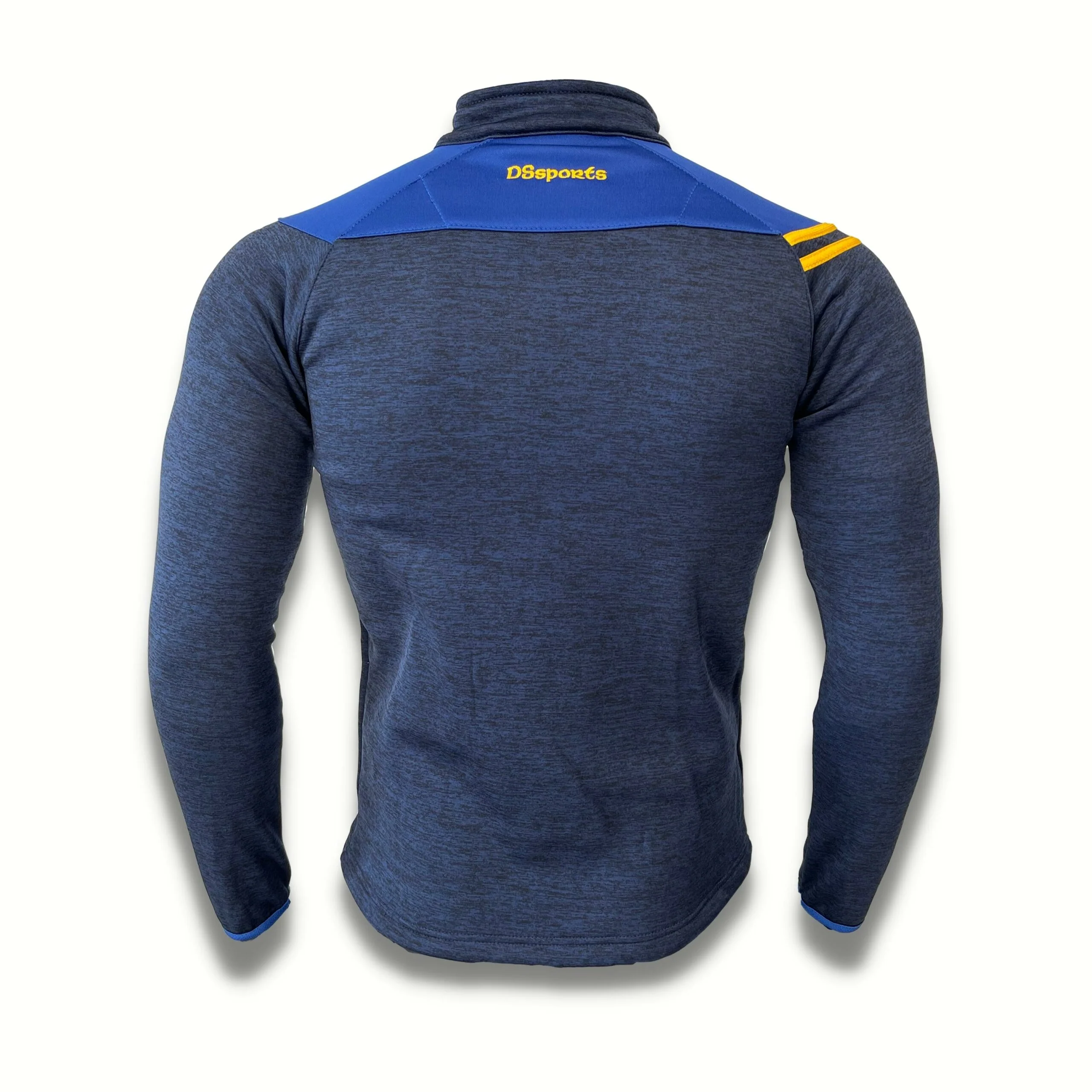 Razor Half Zip - Navy Melange / Royal / Amber - Image 5