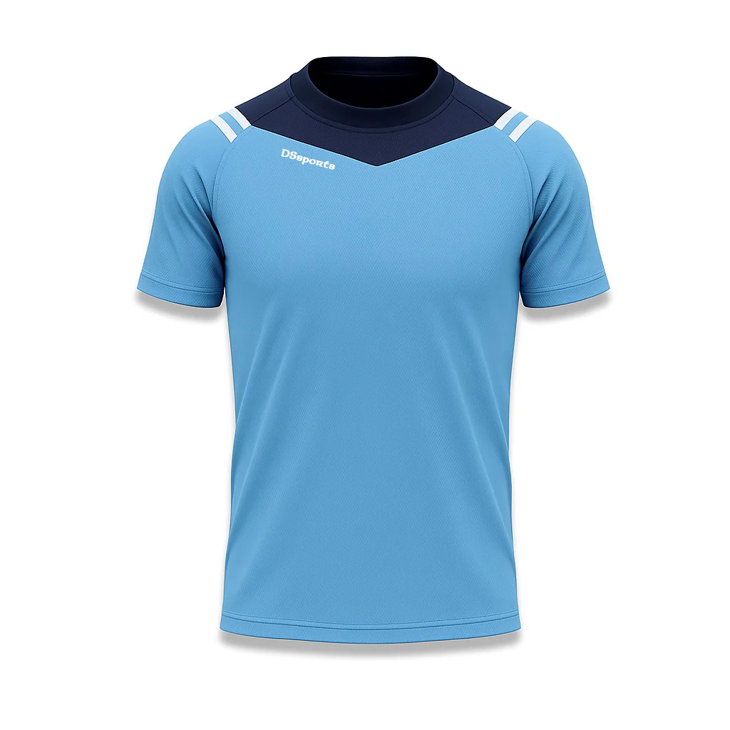 Volt T-Shirt - Sky Blue / Navy / White - Image 3